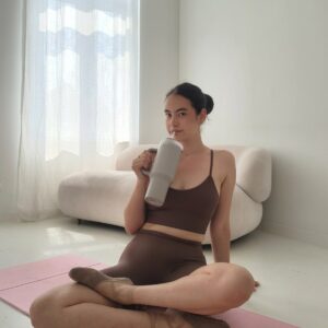 Skarpetki do Pilatesu & Barre – Taupe